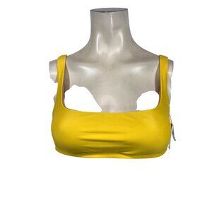 J. CREW - WOMEN'S MEDIUM - YELLOW 2 PIECE BIKINI SWIM SUIT